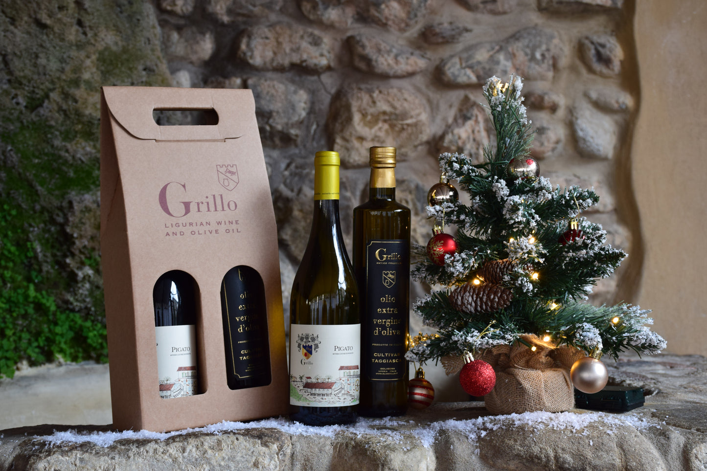 Pigato Riv. Lig. di Ponente DOC - Olio EVO Taggiasco 750ml